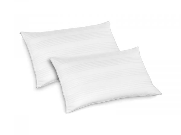 Coppia copriguanciali fasciati zipper con cerniera