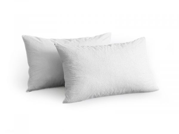 Coppia copriguanciali spugna rubino