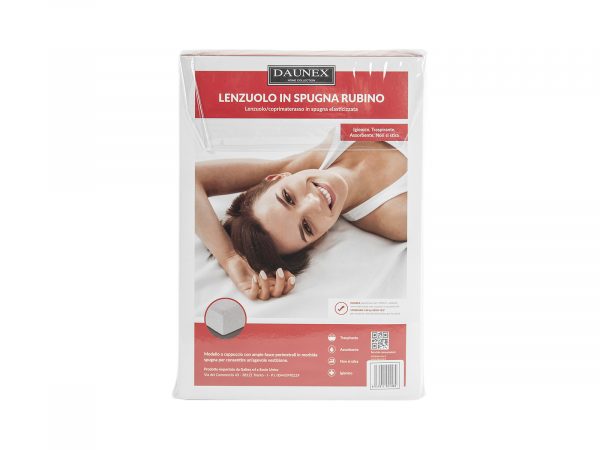 Lenzuola spugna rubino