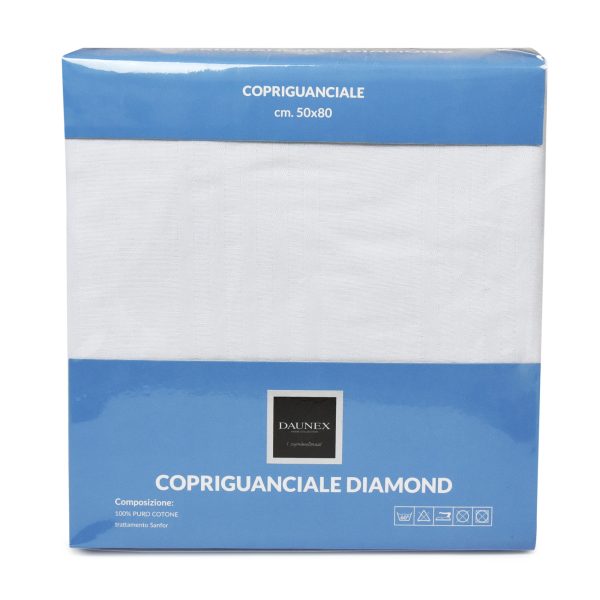 Coppia copriguanciali fasciati diamond