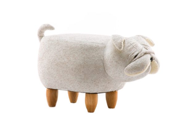 Animal stool bulldog