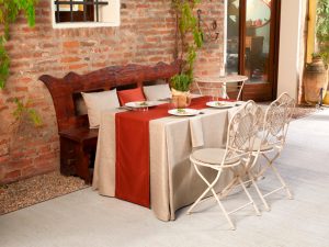 Tovaglia lino mis. 90x90