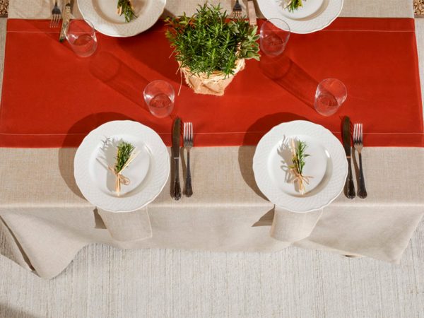 Tovaglia lino mis. 140x140