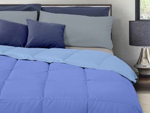 Trapunta microfibra - azzurro/blu