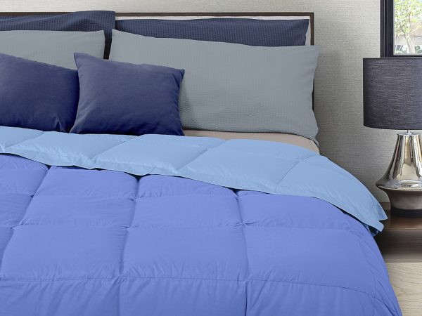 Trapunta microfibra - azzurro/blu