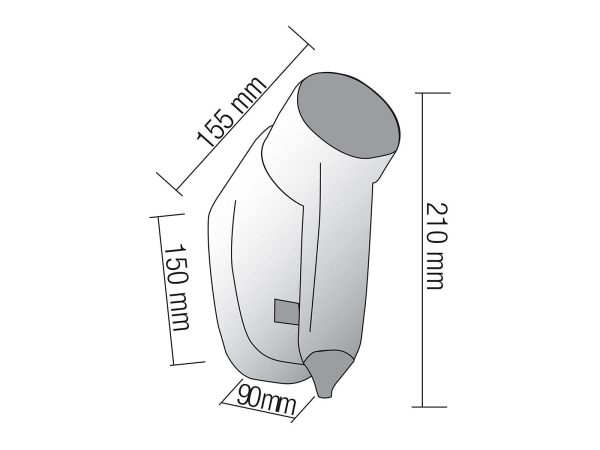 Asciugacapelli plastica