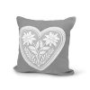 Cuscino stella alpina cuore c/interno