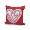 Cuscino stella alpina cuore c/interno