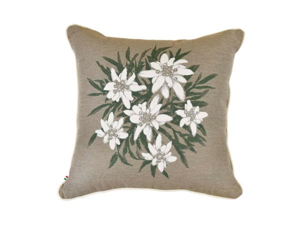 Cuscino stella alpina c/interno