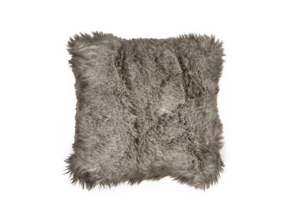 Federa cuscino fur melange 45x45 cm v.tortora