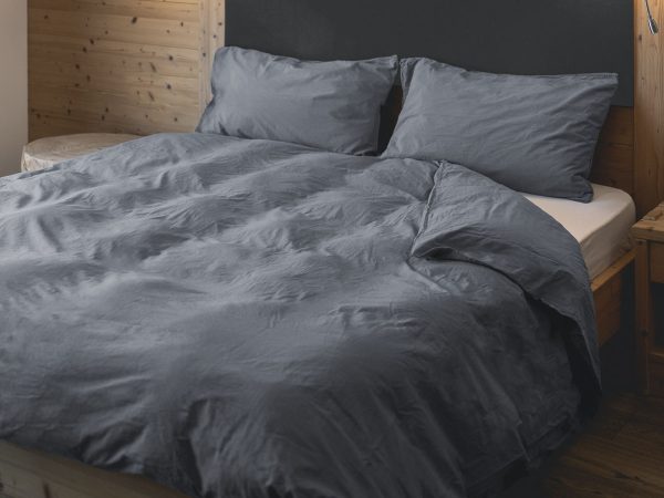 Parure copripiumino fresh cotton stone wash - no stiro