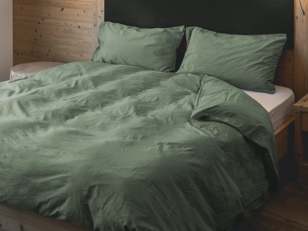 Parure copripiumino fresh cotton stone wash - no stiro