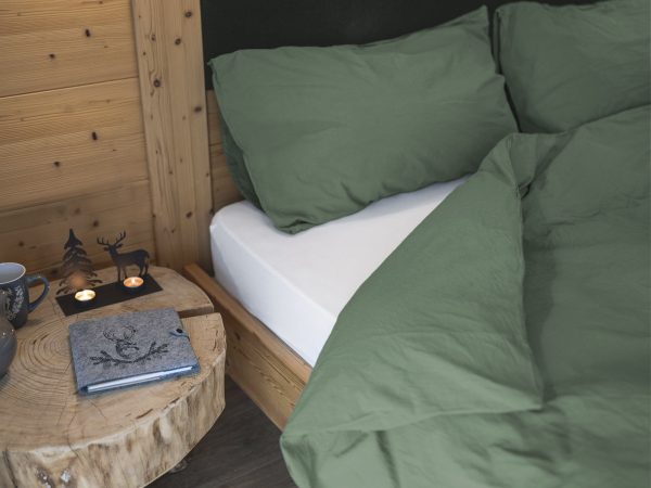 Parure copripiumino fresh cotton stone wash - no stiro