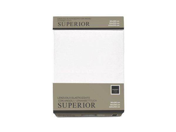Lenzuolo elasticizzato con angoli superior